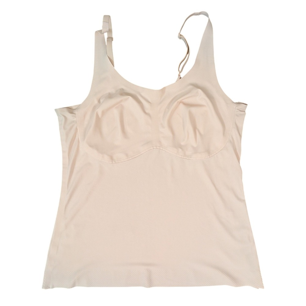 Ruby Ribbon Second Skin Cami 1610 Fawn Beige Level 2 Smoothing Shapewear Size 44